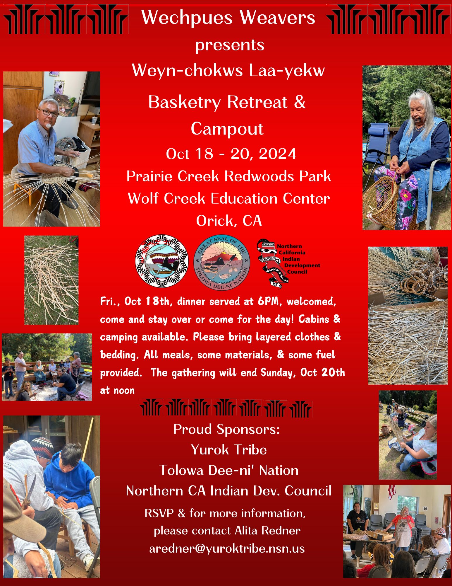 Weyn-chokws Laa-yekw Basketry Retreat & Campout | NCIDC
