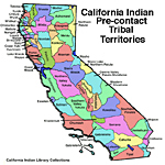 California Indian Pre-Contact Tribal Territories
