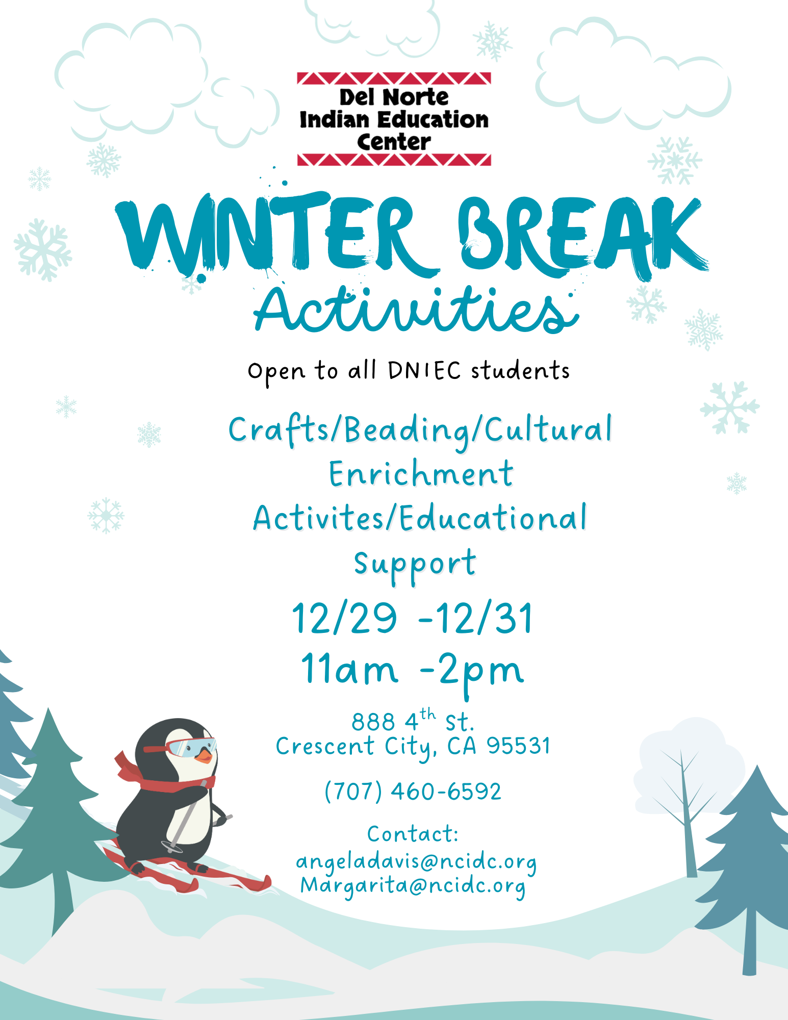 Winter Break Flyer