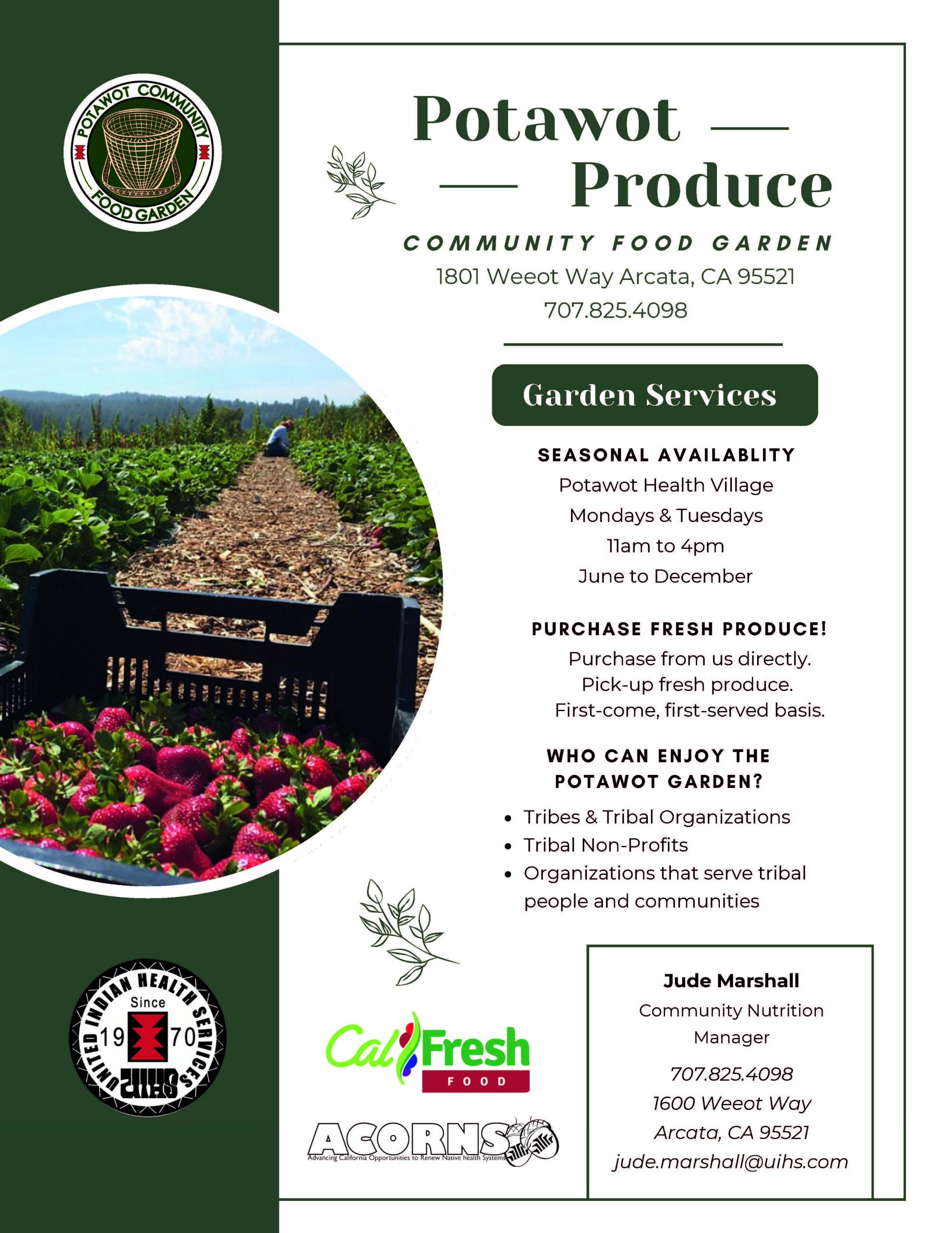 Potawot Produce Flyer 